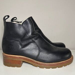 Buffalino Dakota Black Leather vintage heavyweight Men's Boots